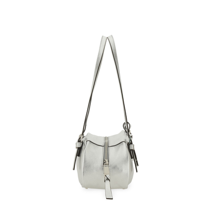 Bowling Tag Shoulder Bag Silver