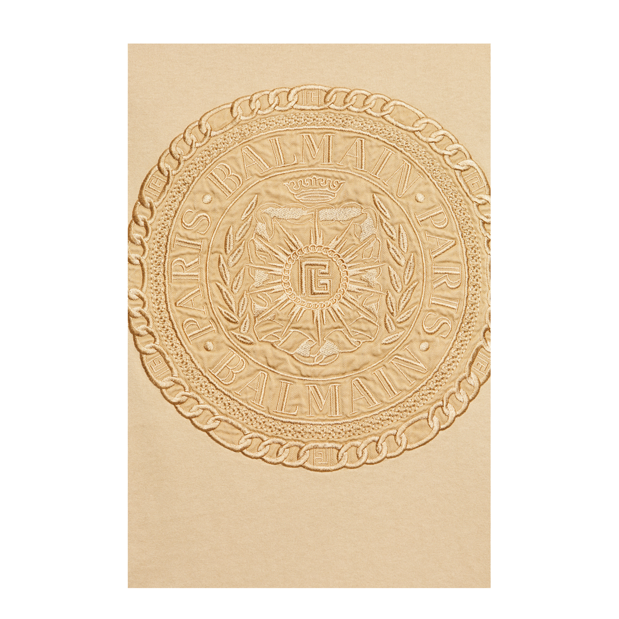 Embroidered Médaille T-shirt Beige