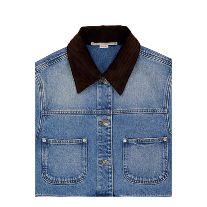 Cropped Denim Jacket for Women