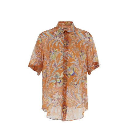 Printed Silk Shirt