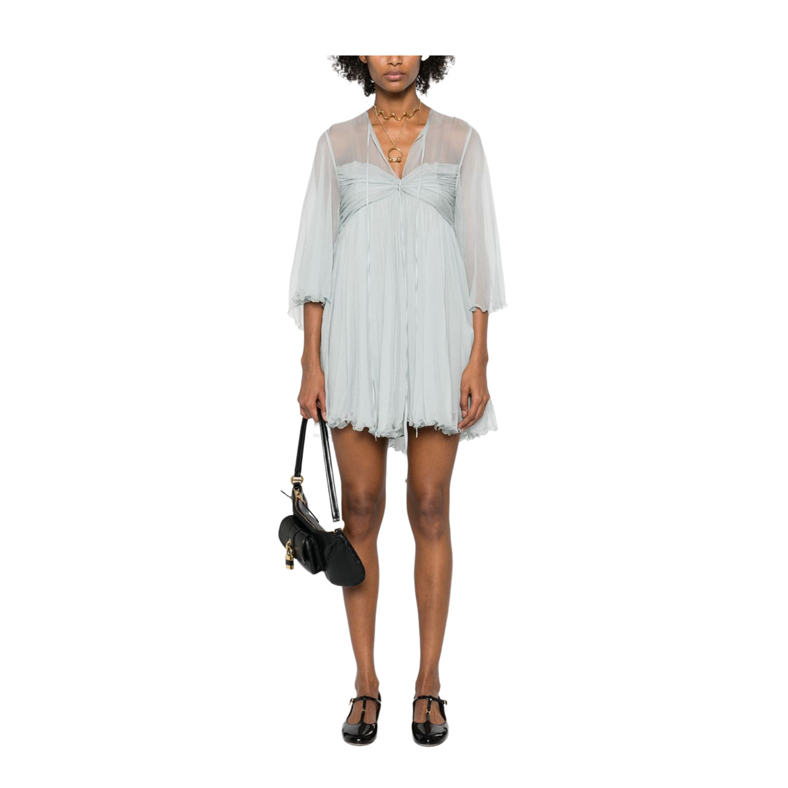 Short Pleated Dress