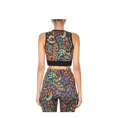 Jacquard Wool Blend Top And Leggings