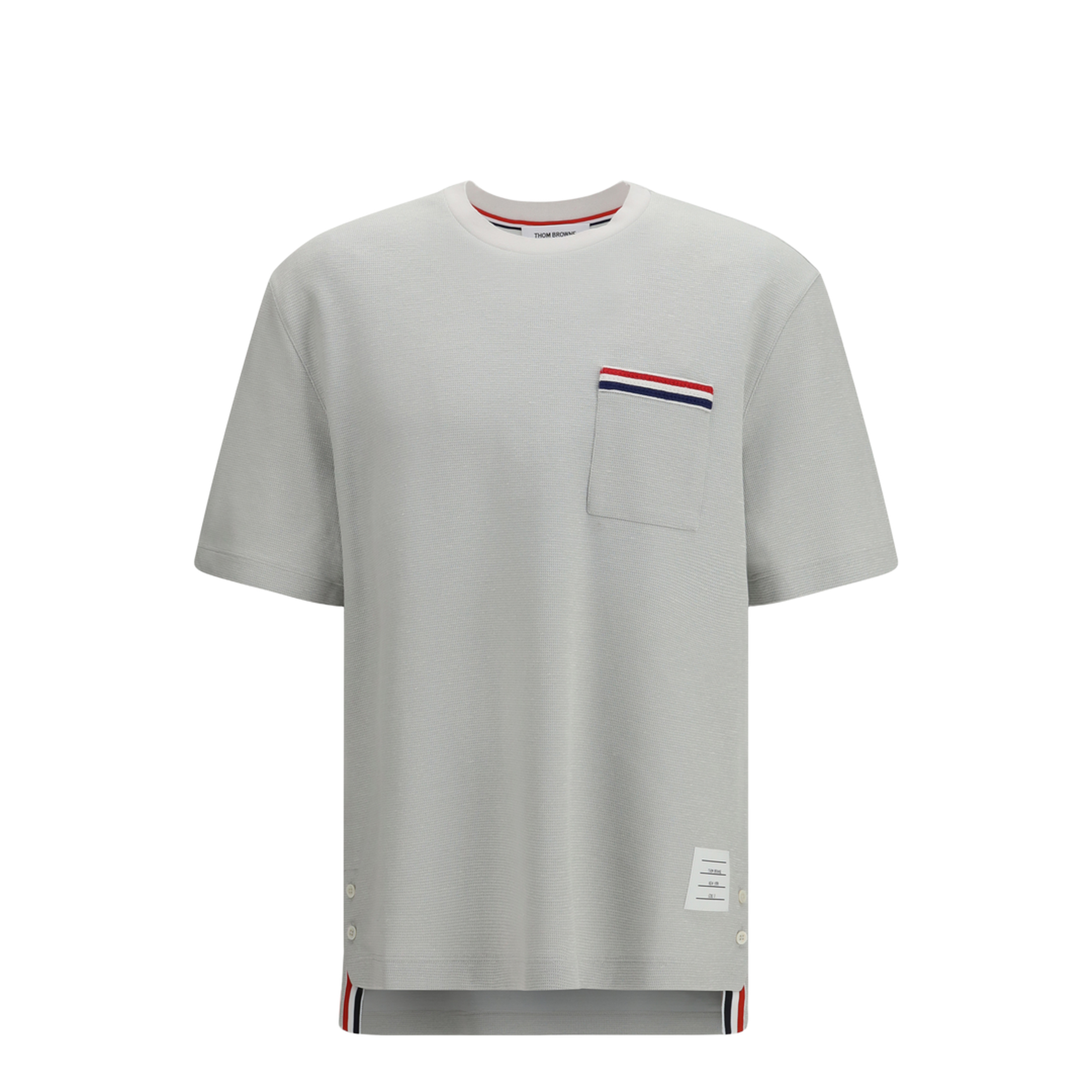 MAYFEYR - Thom Browne - Short-Sleeve Cotton-Linen T-Shirt - MJS298EJ0251