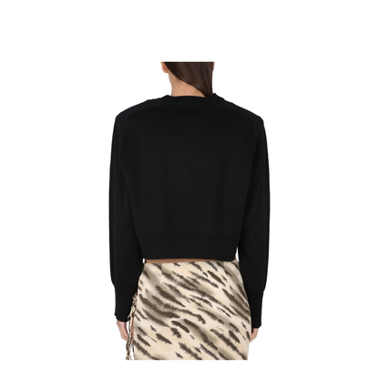 Cropped Shirt with Logo