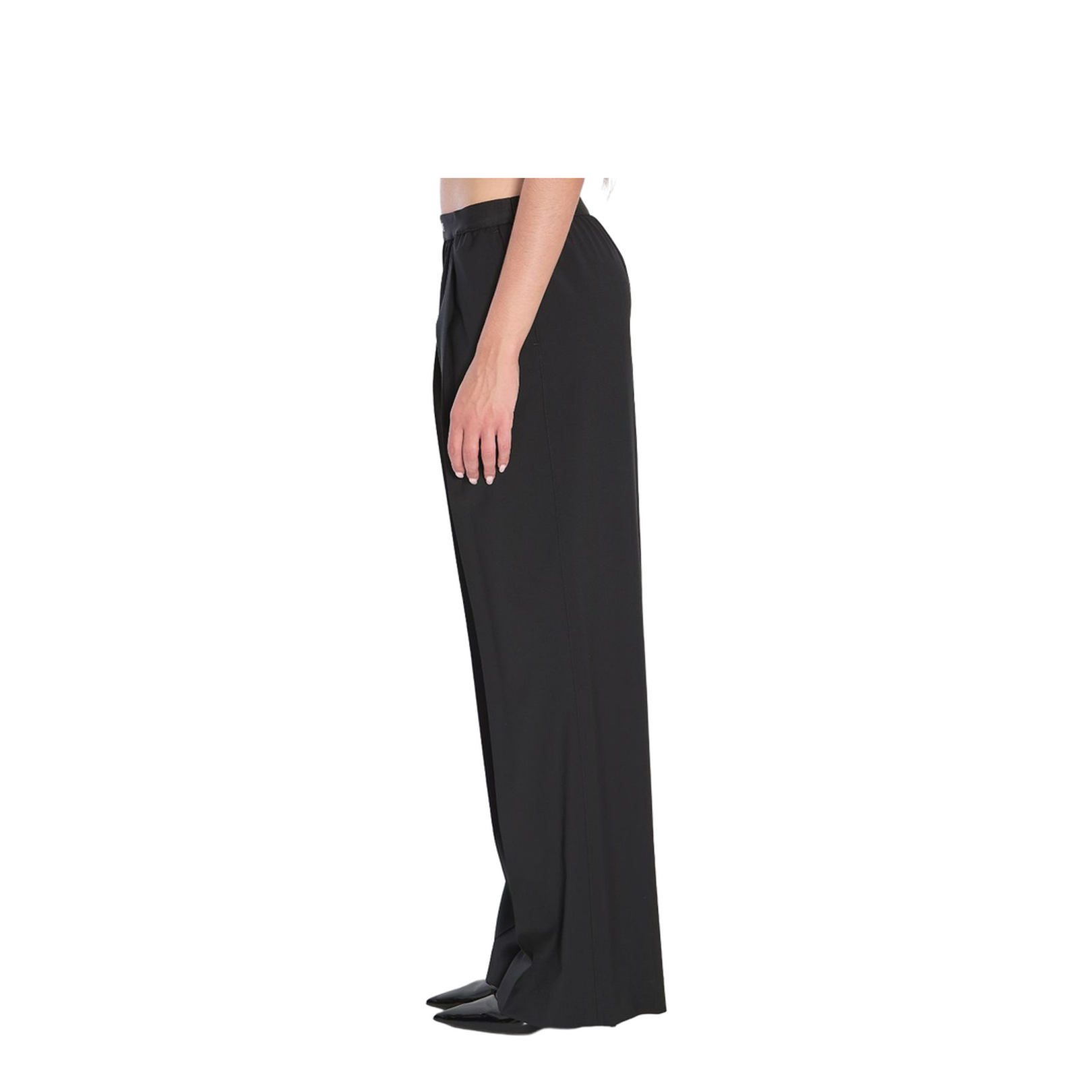 Trousers in Technical Fabric Black