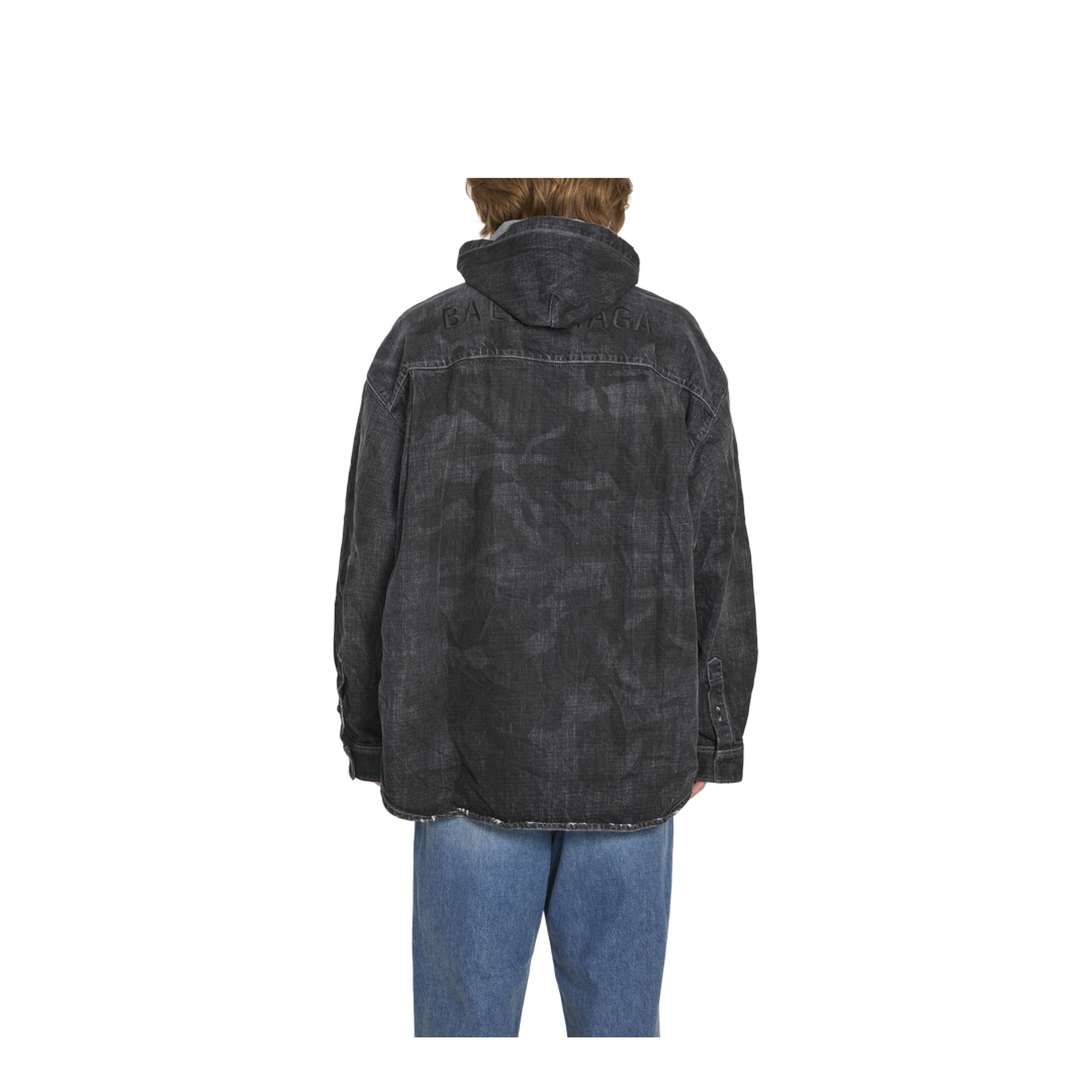 Hooded Denim Parka