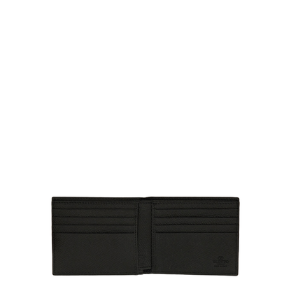 VLogo Signature Grainy Calfskin Wallet