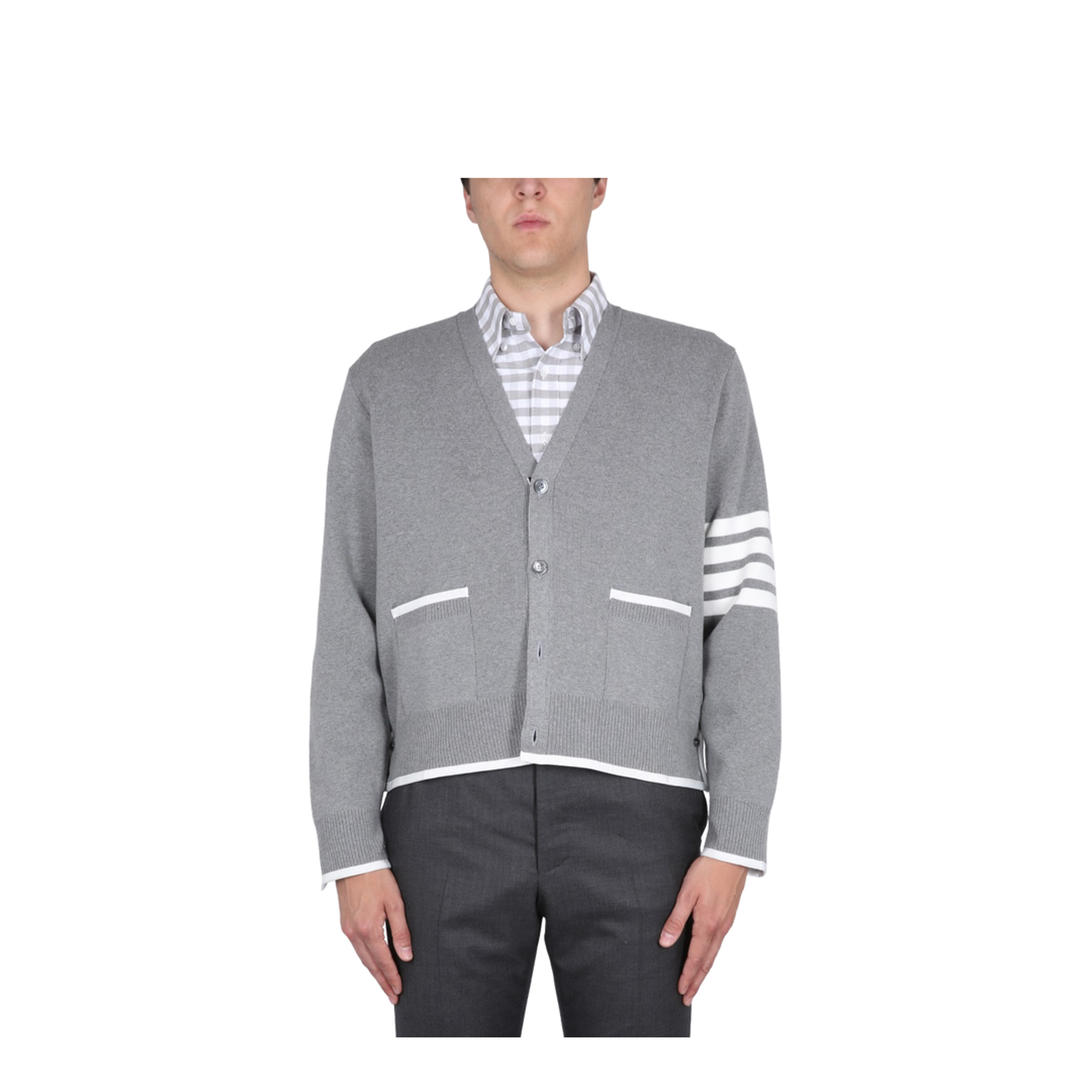 4Bar Stripe Cardigan