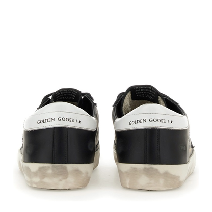 Super-Star Black White Leather