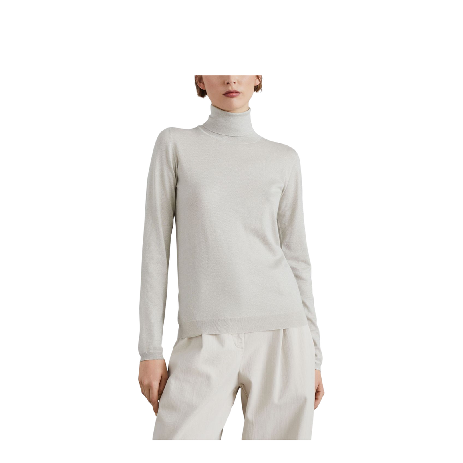 Cashmere Turtle-Neck Sweater