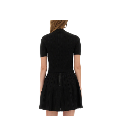 Black Cable Knit Cardigan