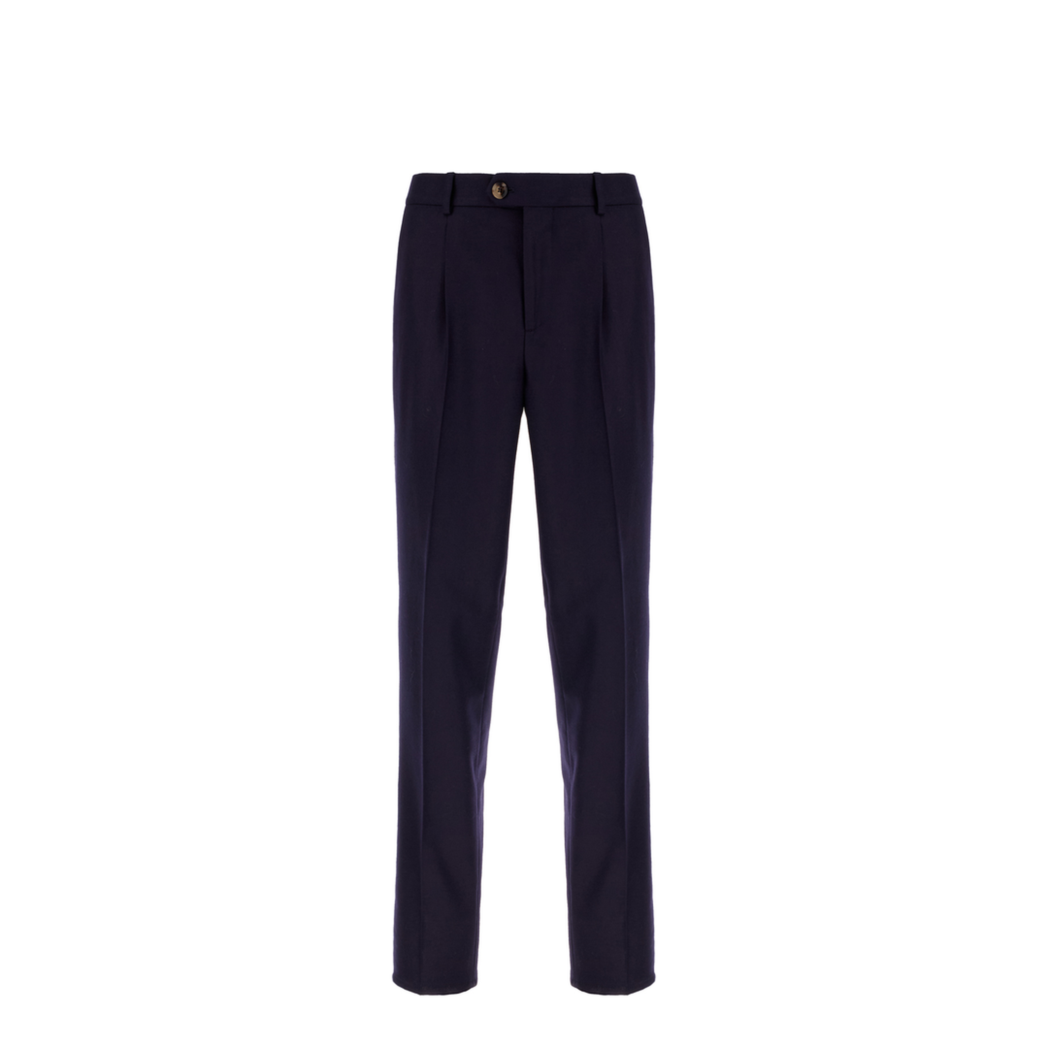 Navy Blue Wool Pants