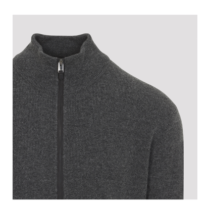 MAYFEYR - CANALI - Full Zip Cardigan In Grey - C1238MK02547111