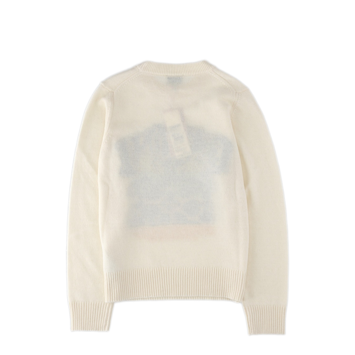 Graphic Wool Sweater Teddy Mushroom