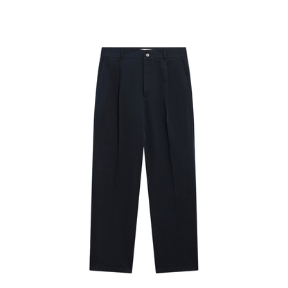 MAYFEYR - Valentino - Navy Blue Cotton Trousers - 8V0RBO21BGY598