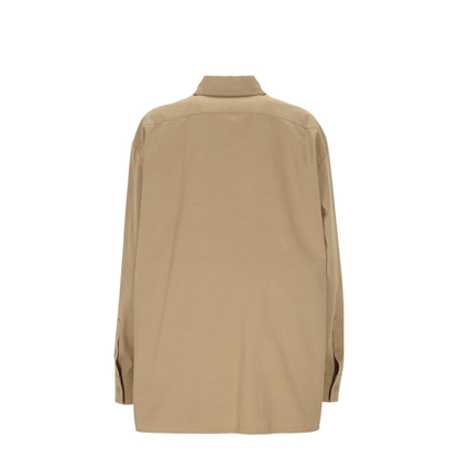 Tansy Shirt Tan Cotton Cashmere
