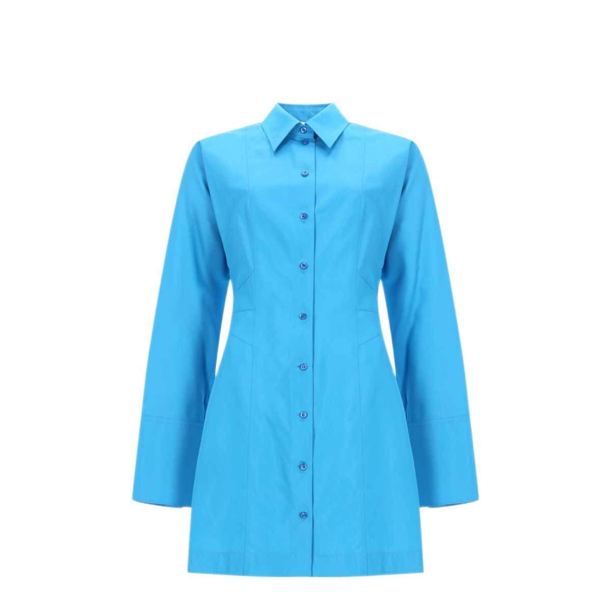Light Blue Technical Viscose Dress