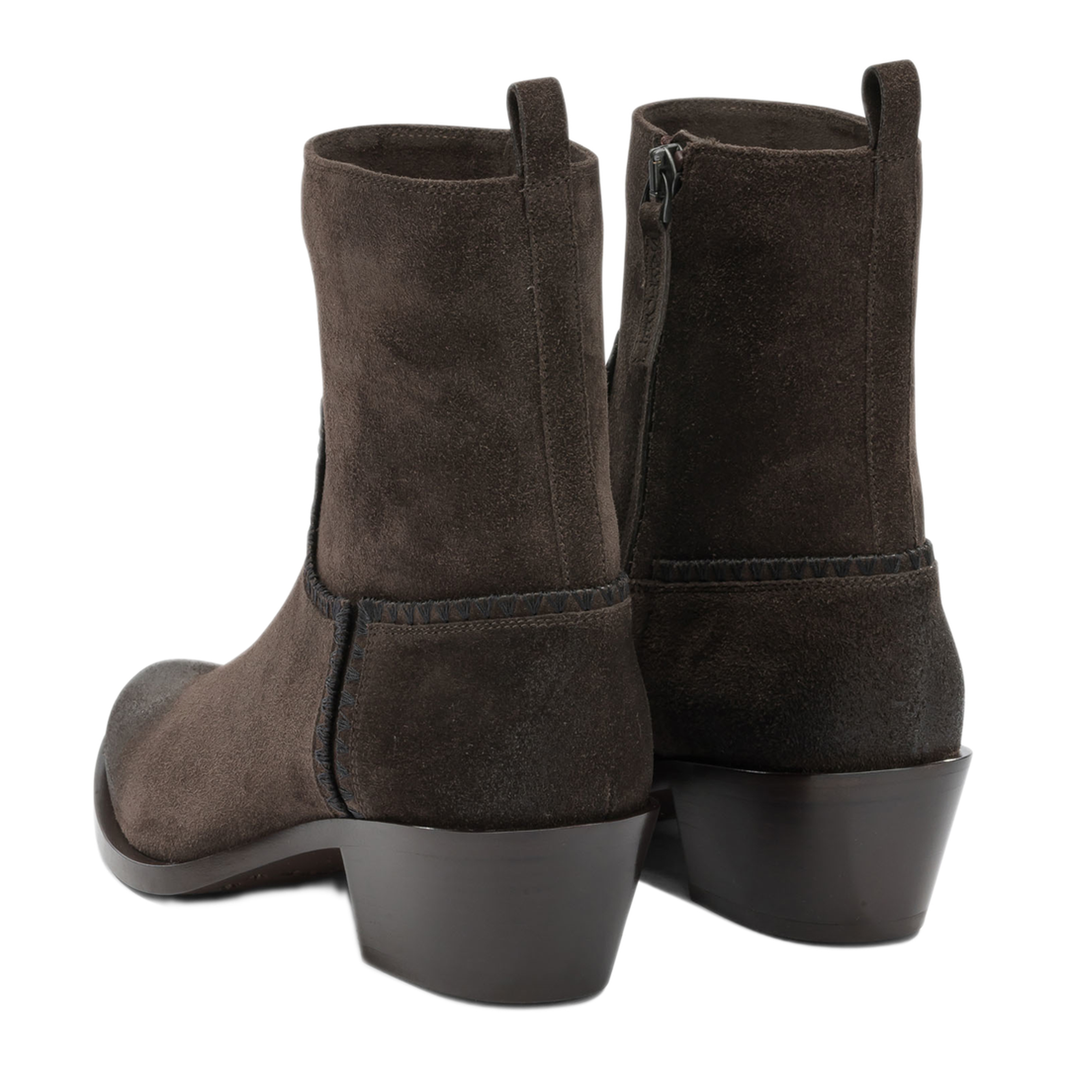 MAYFEYR - Sartore - Velour 45Mm Ankle Boots With Zipper - SR5009VELOURPEPE571
