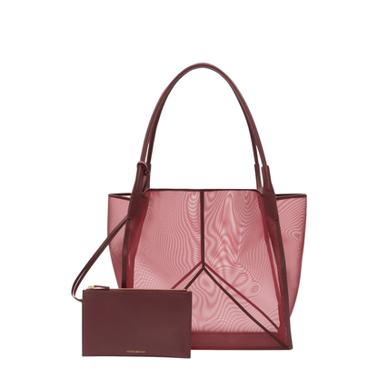 Large Removable-Pouch Shoulder Bag