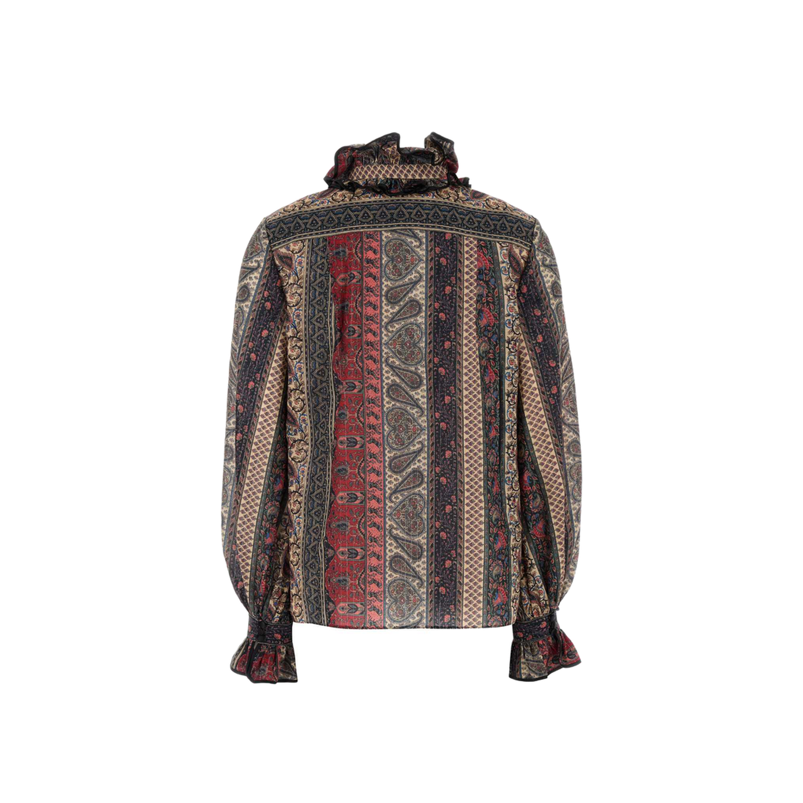 Printed Cotton Blend Blouse