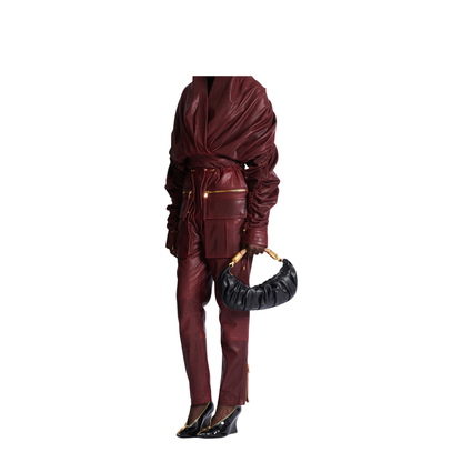 Medium Ebene Bag in Calfskin Leather