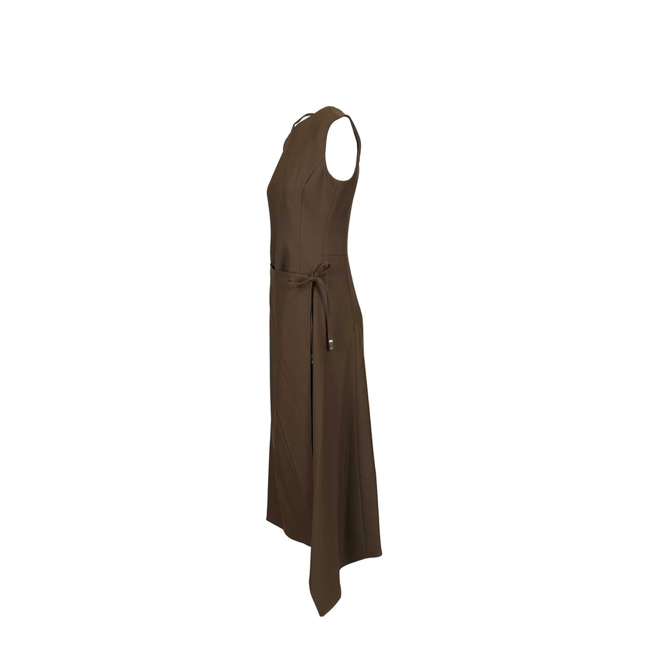 Twill Wrap Dress