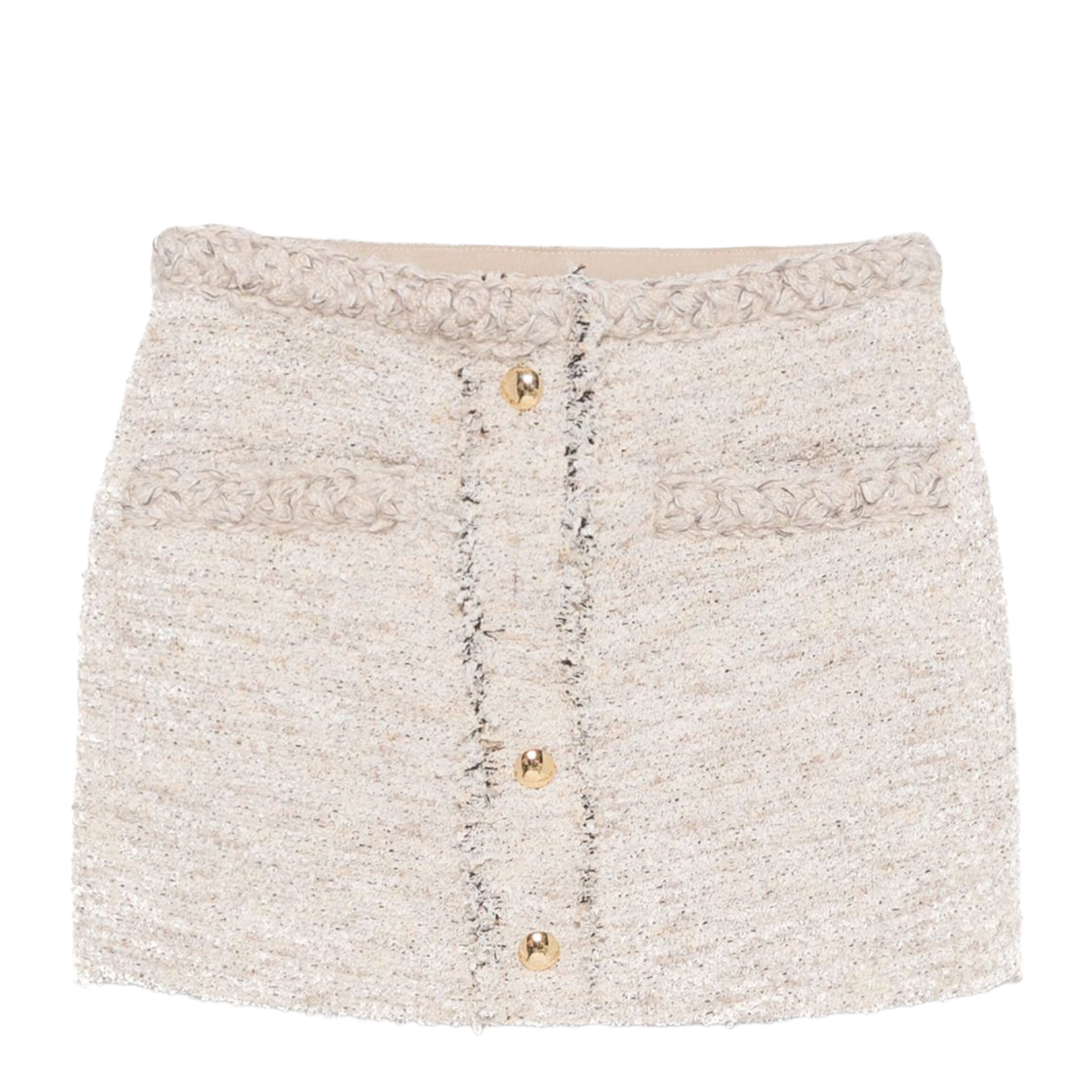 Braid Detailing Mini Skirt
