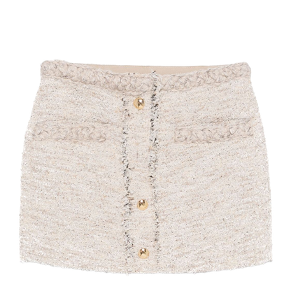 Braid Detailing Mini Skirt