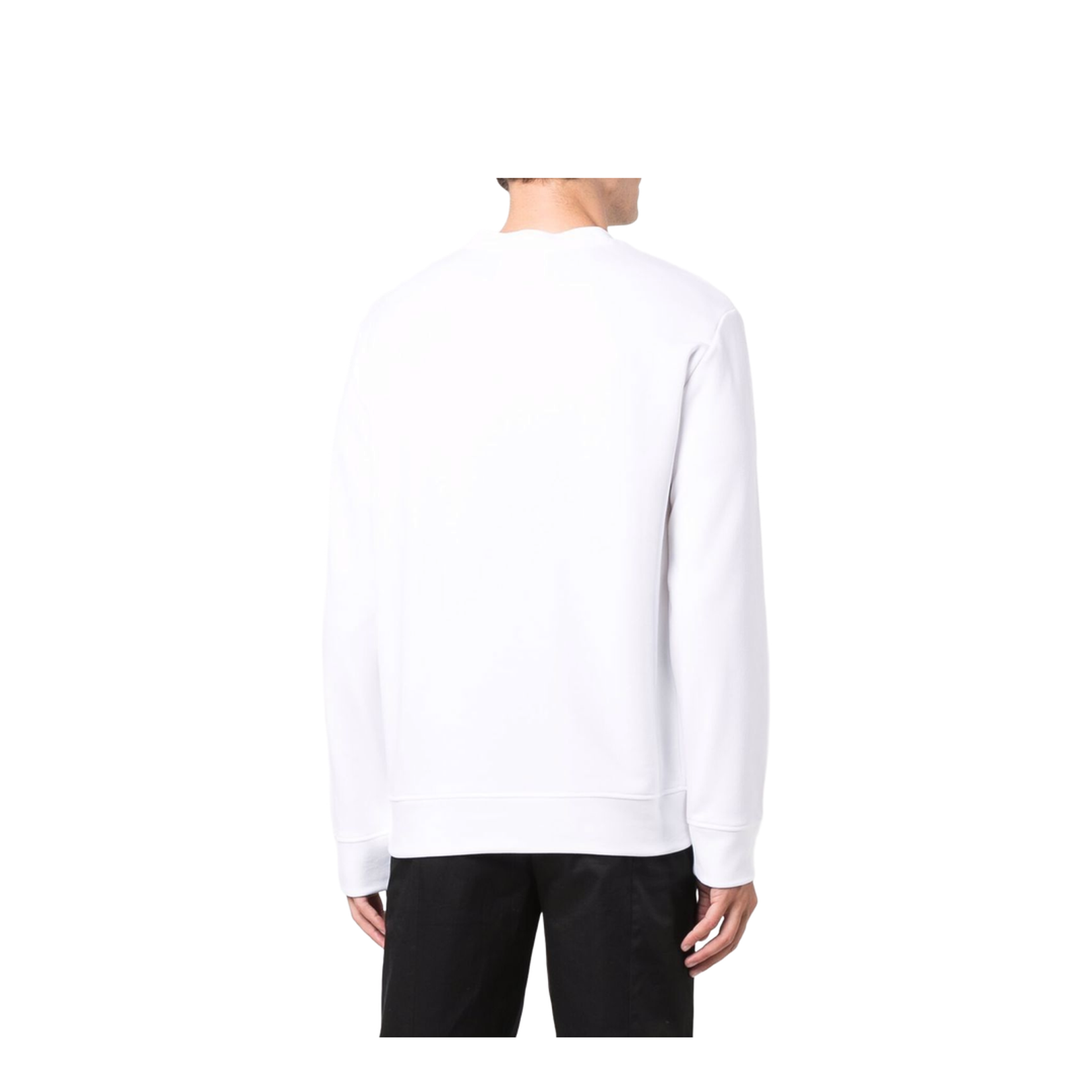 Modal-blend sweatshirt with logo print