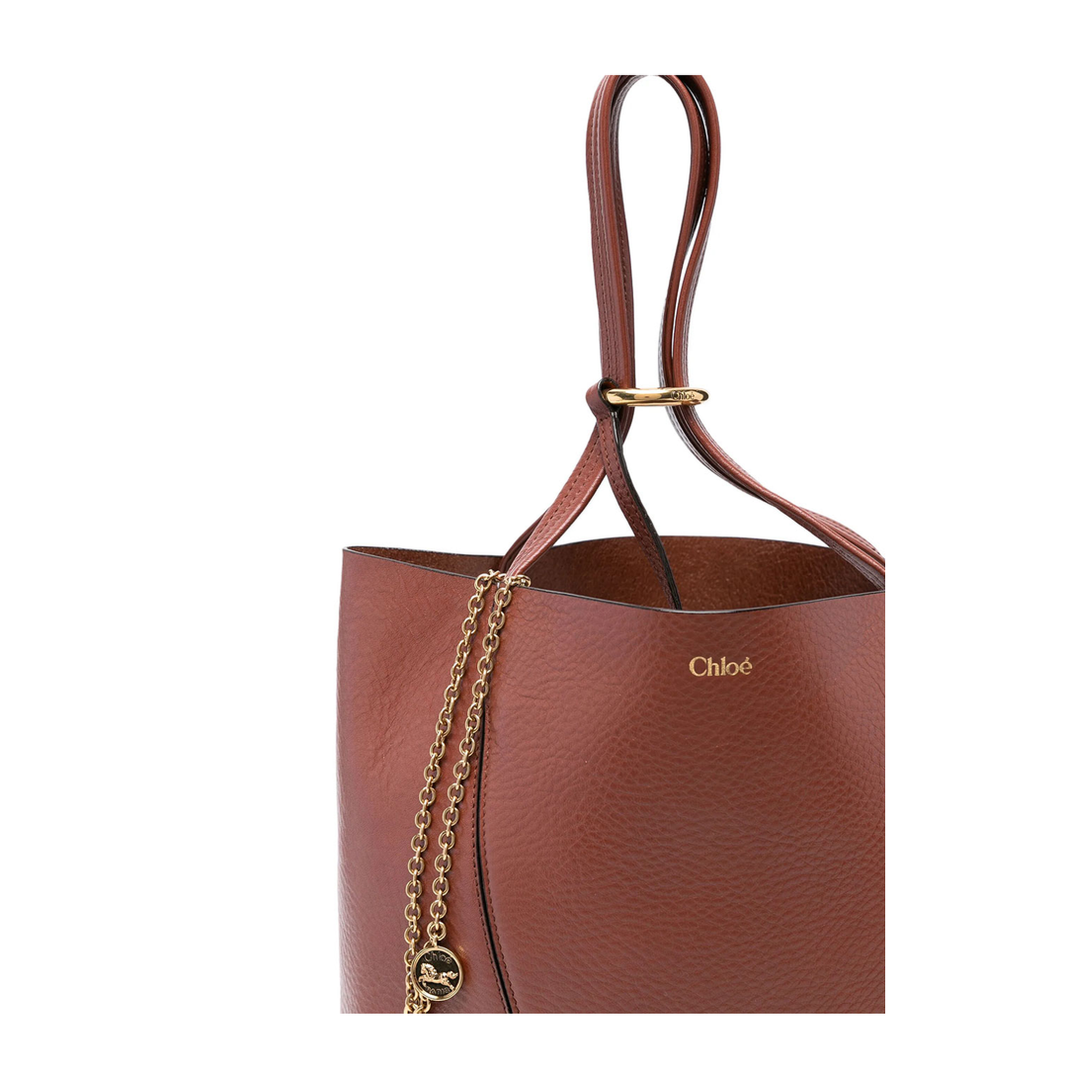 MAYFEYR - Chloè - Spin Tote Bag In Grained Leather - CHC25SS811N8426P