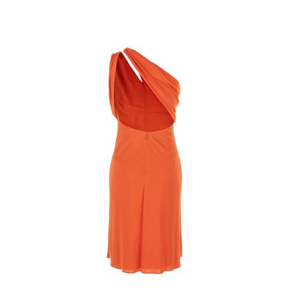Orange Viscose Dress