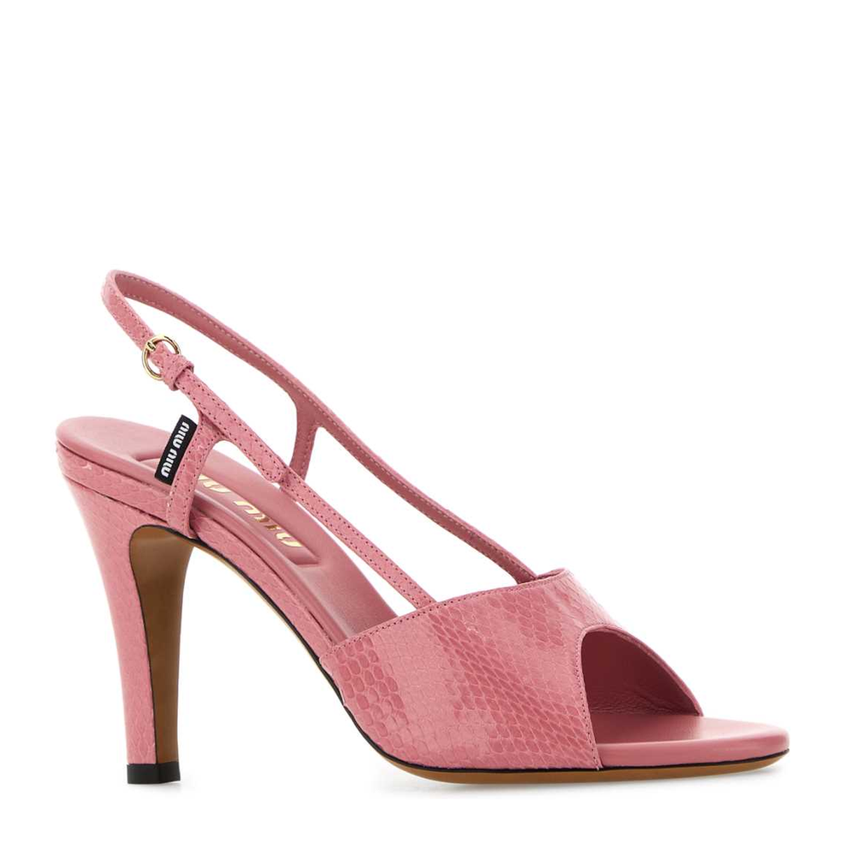 MAYFEYR - Miu Miu - Pink Leather Sandals - 5X547EF0850XPF0442