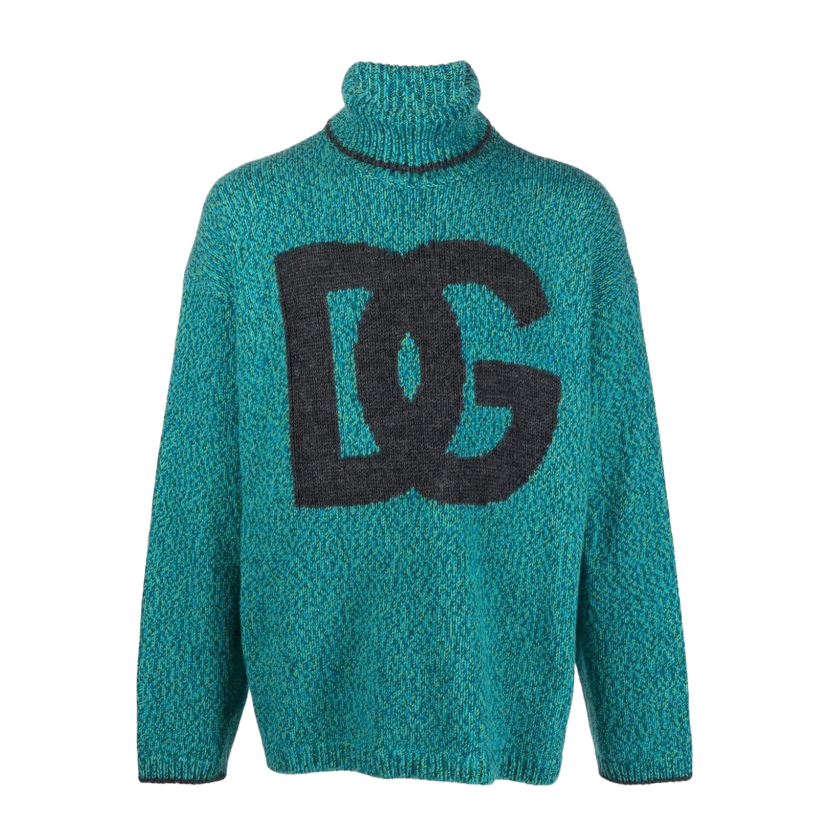 Intarsia-Knit Logo Jumper