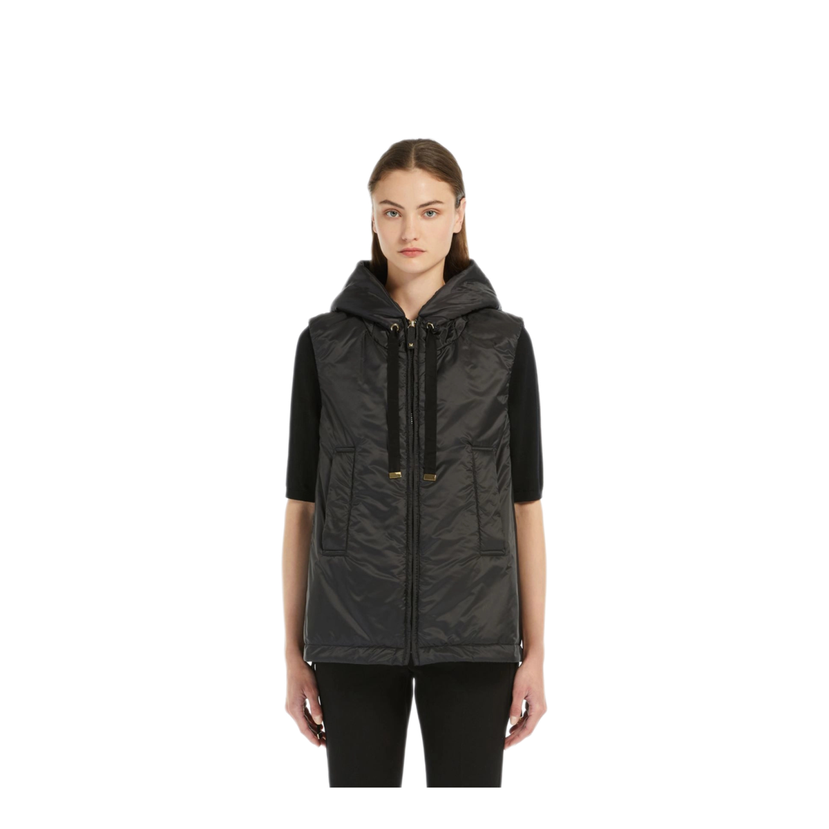 Black Greengo Sleeveless Jacket