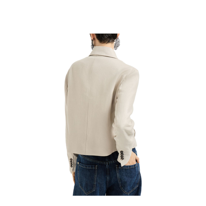 Linen Blazer Beige