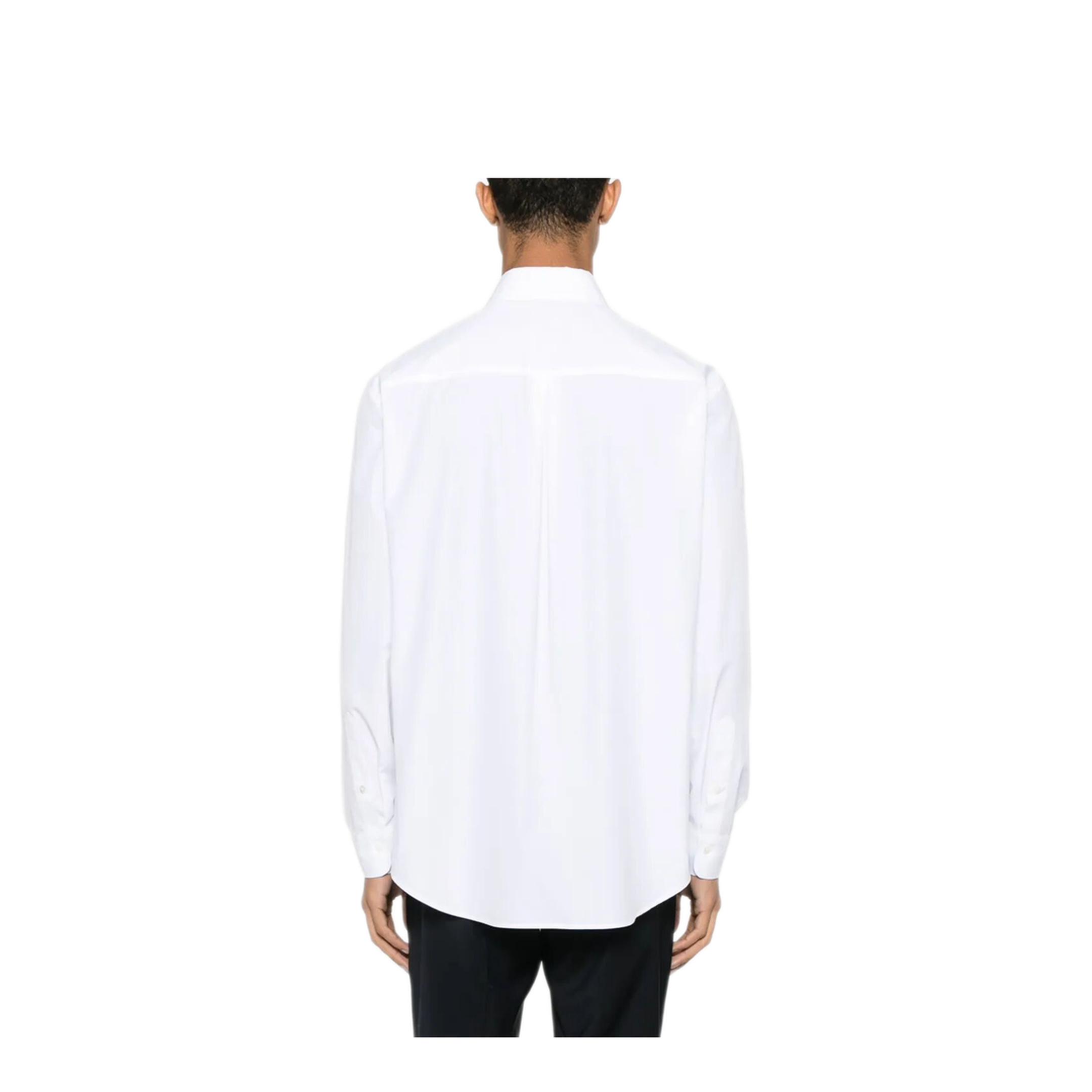MAYFEYR - Fendi - Topstitched Roma Lettering Cotton Shirt - FS1310AU6XF0QA0