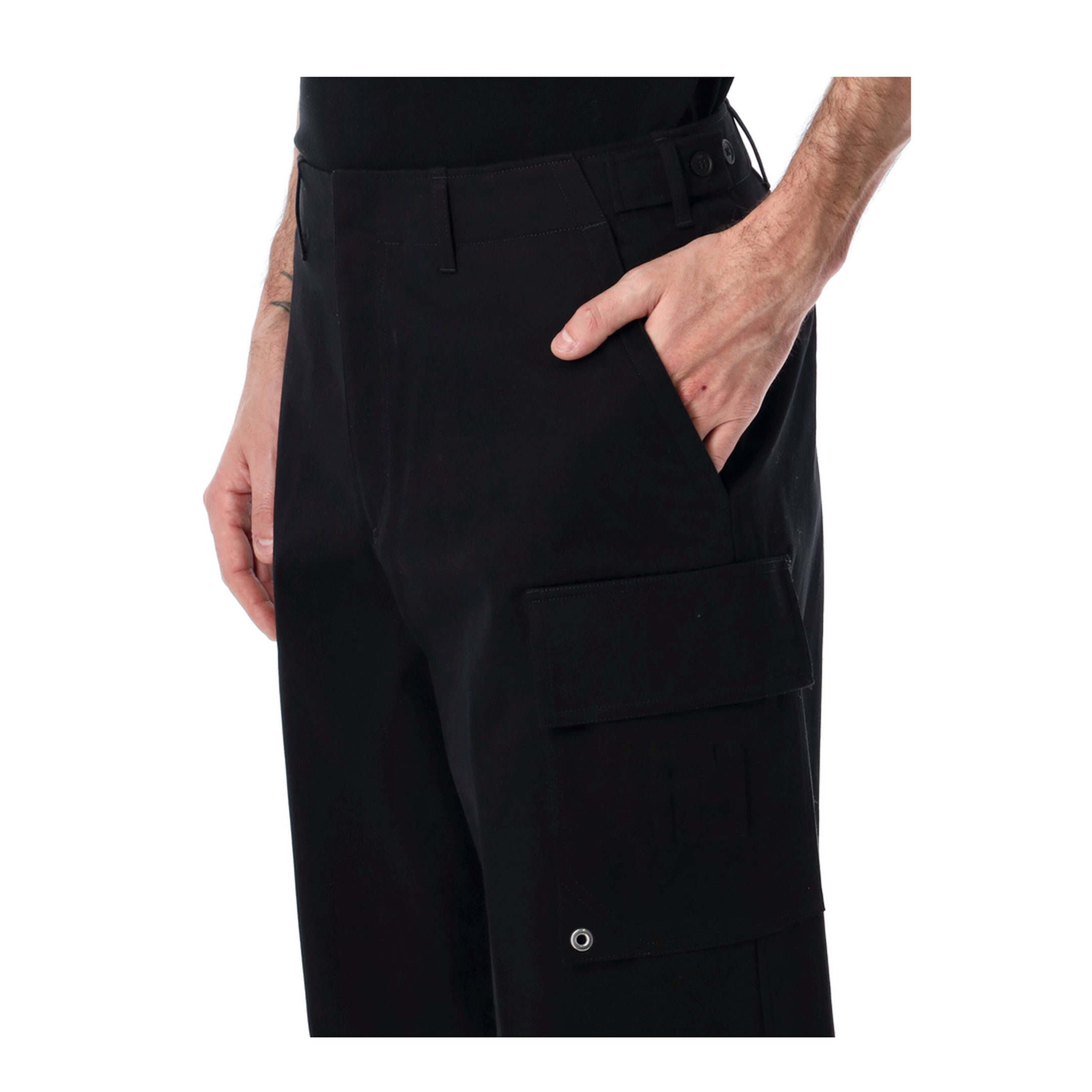Black Gabardine Trousers