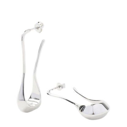 MAYFEYR - Lemaire - Short Drop Silver Earrings - AC251LO0042BK927