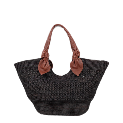 MAYFEYR - Hereu - Borse Intrecciata In Raffia - FONOWBS260012CHEBONYCHESTNUT
