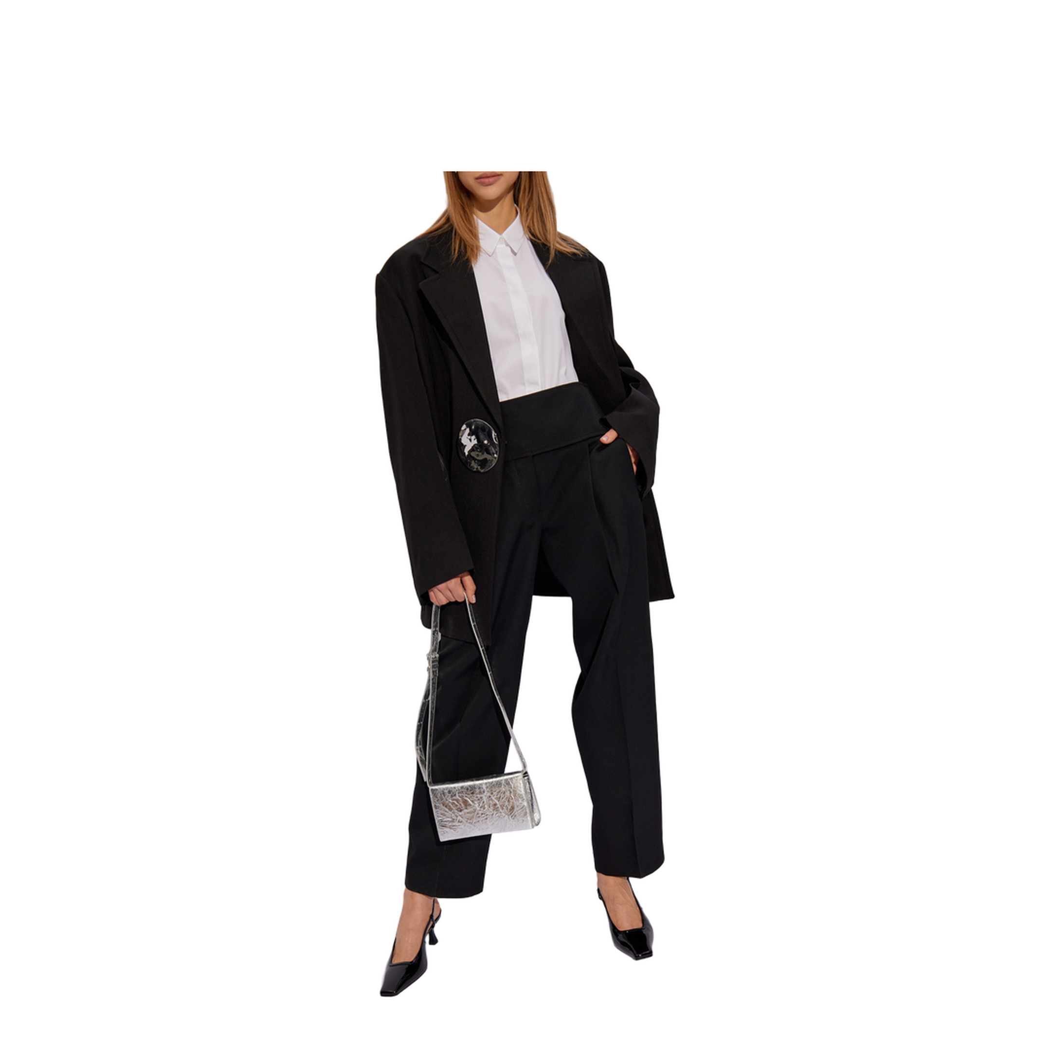 Cotton Shirt with Button Closure