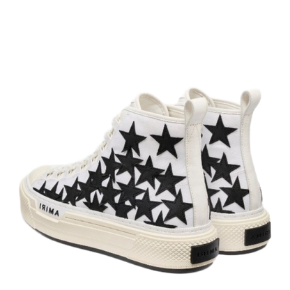 MAYFEYR - Amiri - High Top Leather And Cotton Sneakers - AMSNSN1011100