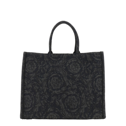 Embroidered Fabric Big Athena Shopping Bag