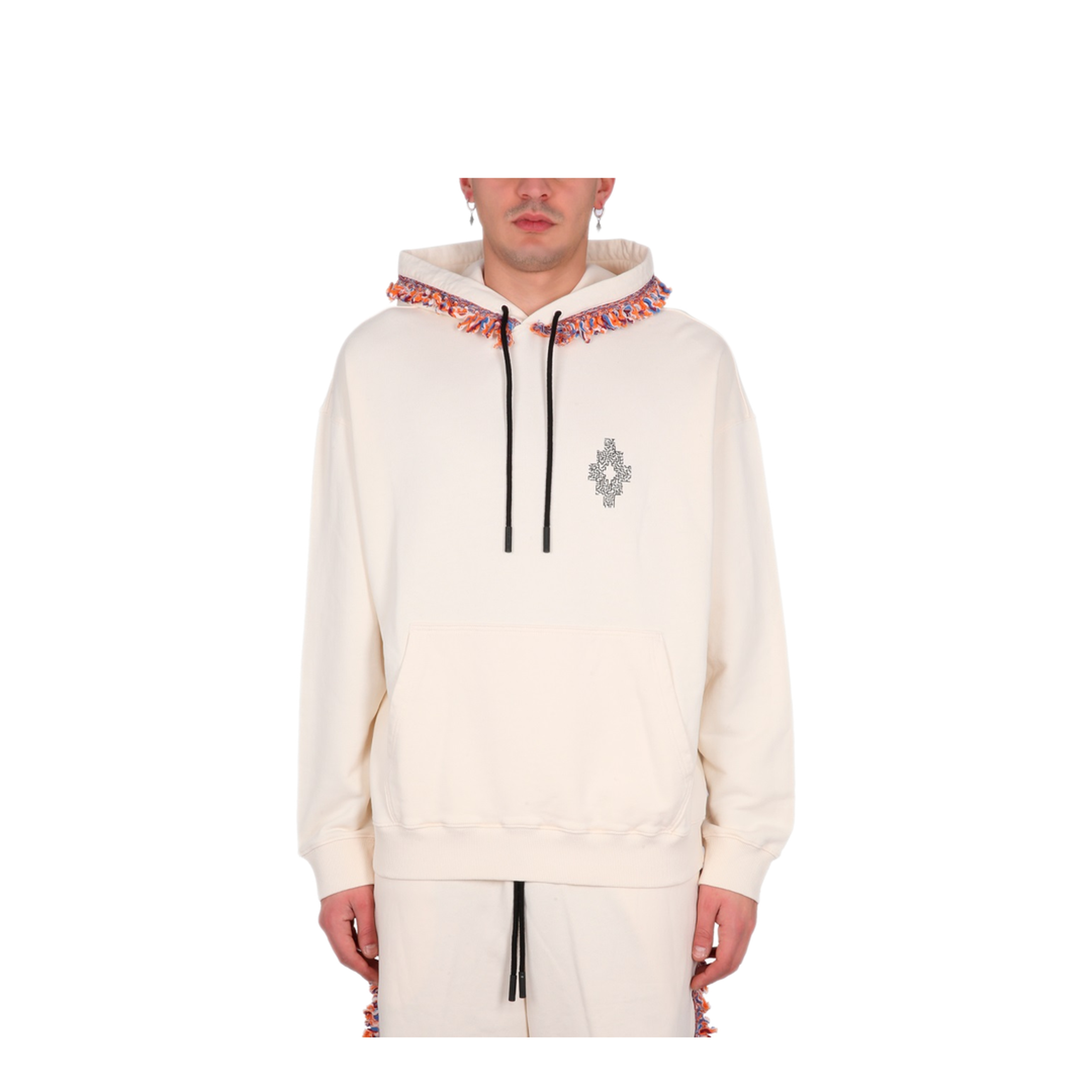 MAYFEYR - MARCELO BURLON COUNTY OF MILAN - Fringes Sweatshirt - CMBB106S23FLE0020420