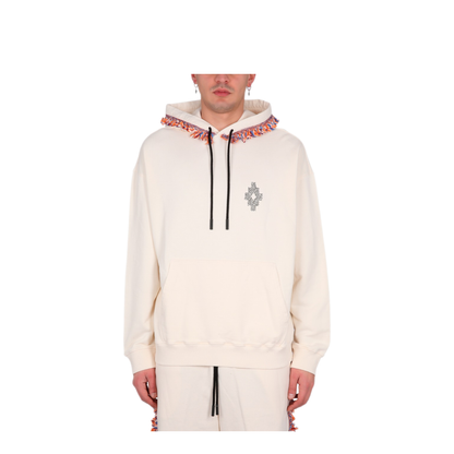 MAYFEYR - MARCELO BURLON COUNTY OF MILAN - Fringes Sweatshirt - CMBB106S23FLE0020420
