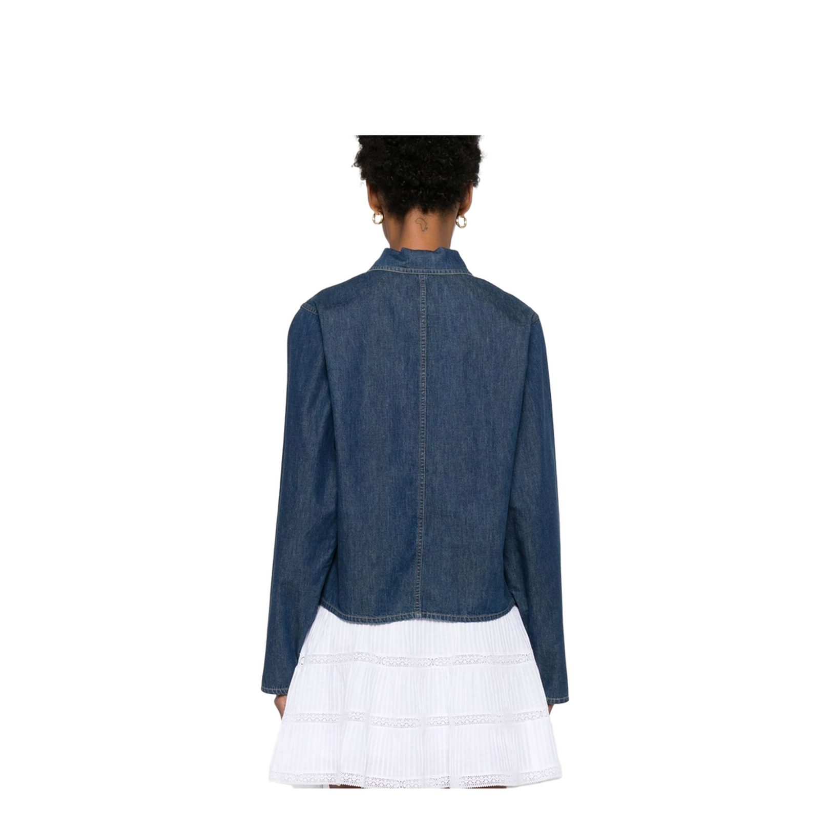 Denim Cotton Shirt in Blue