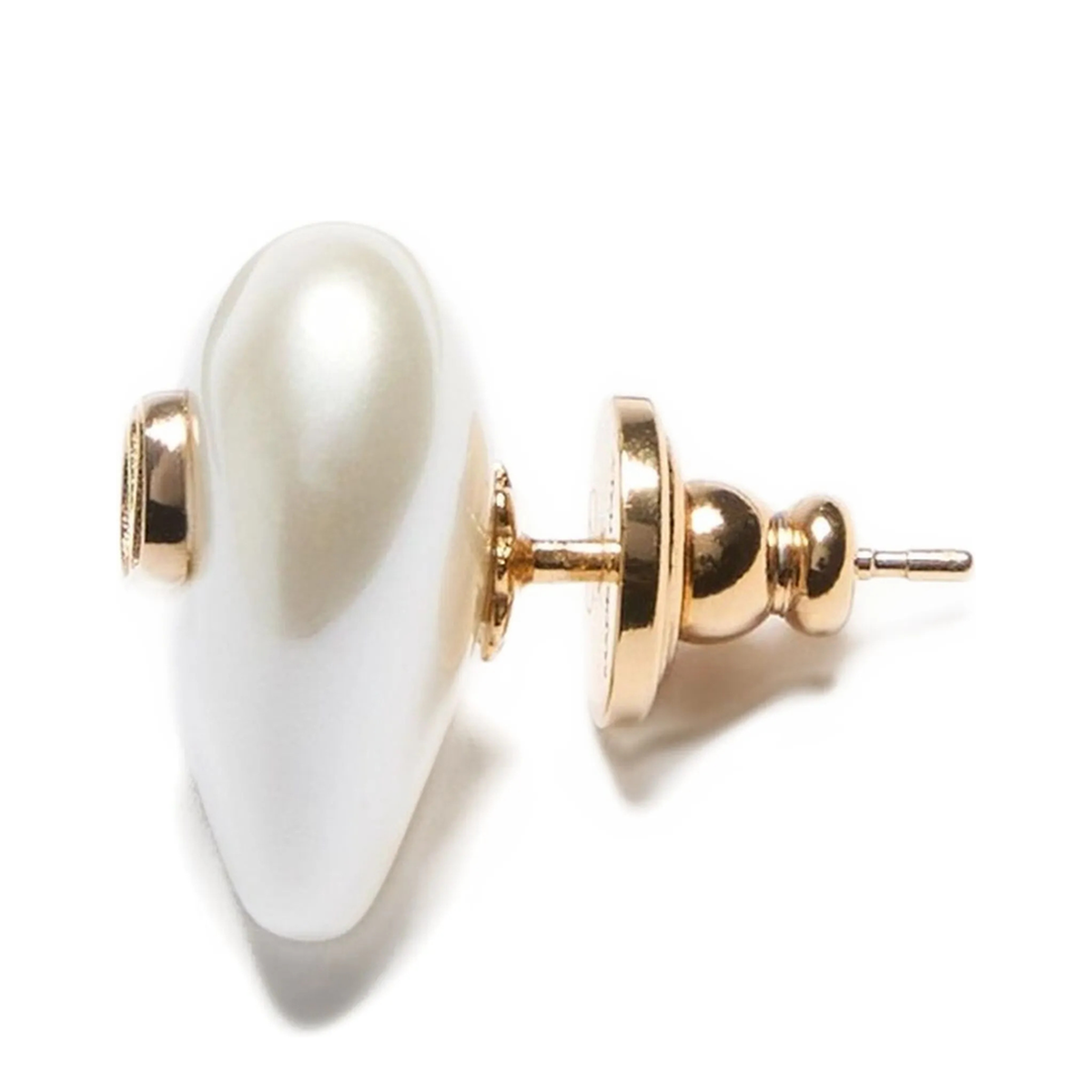 VLogo Signature Metal and Pearl Earrings