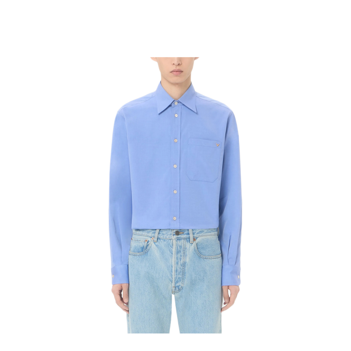 MAYFEYR - Valentino - Lightweight Cotton Oxford Shirt - 9V3ABB84BH20DX
