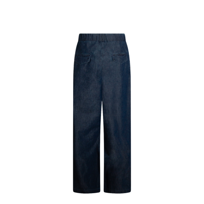 Cotton Wide-Leg Trousers