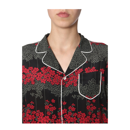 MAYFEYR - RED VALENTINO - Shirt With Dreaming Peony Print - SR3AB1754A10NO