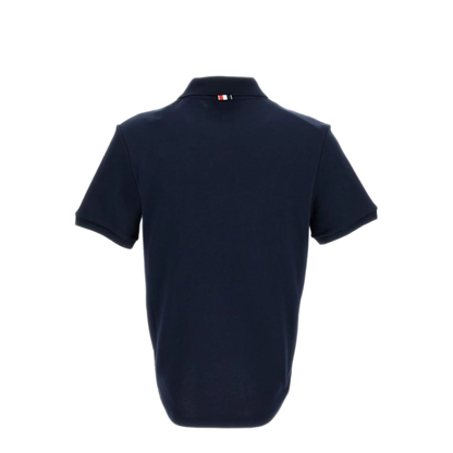 MAYFEYR - Thom Browne - Ss Round Collar Rib Cuff Button Down Shirt In Cotton Milano - FJP125AJ0055415